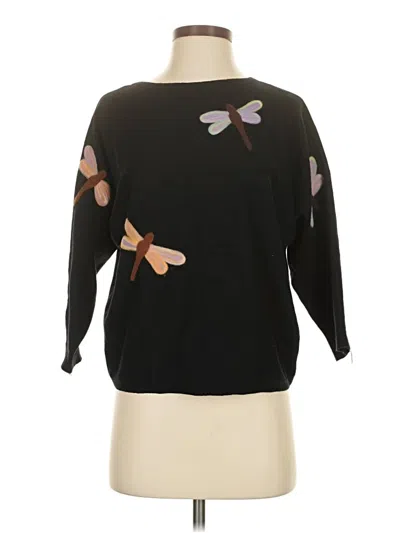 Pre-owned Sioni Pullover Sweater In Black