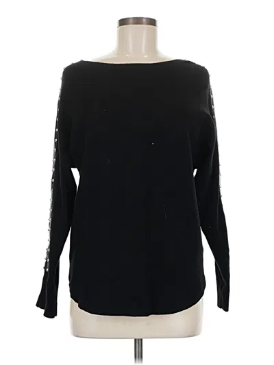 Pre-owned Sioni Pullover Sweater In Black
