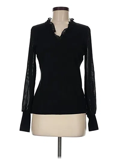 Pre-owned Sioni Pullover Sweater In Black