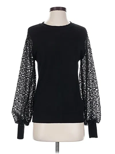 Pre-owned Sioni Pullover Sweater In Black