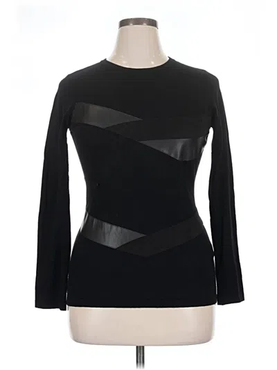 Pre-owned Sioni Pullover Sweater In Black
