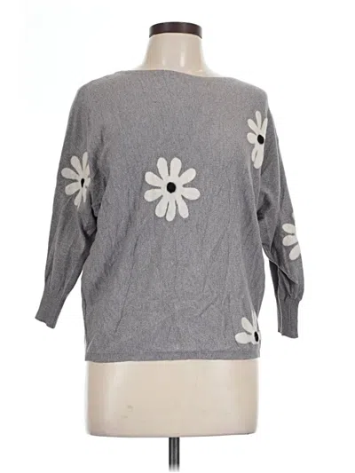 Pre-owned Sioni Pullover Sweater In Gray