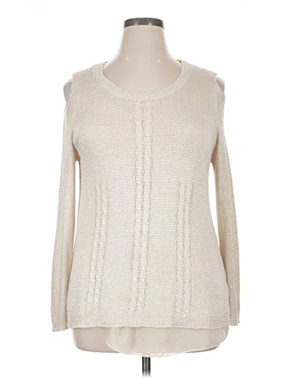 Pre-owned Sioni Pullover Sweater In Ivory