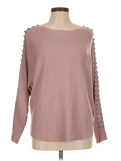 Pre-owned Sioni Pullover Sweater In Pink