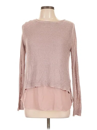 Pre-owned Sioni Pullover Sweater In Pink