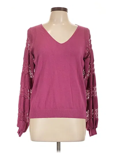 Pre-owned Sioni Pullover Sweater In Purple