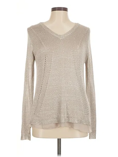 Pre-owned Sioni Pullover Sweater In Tan