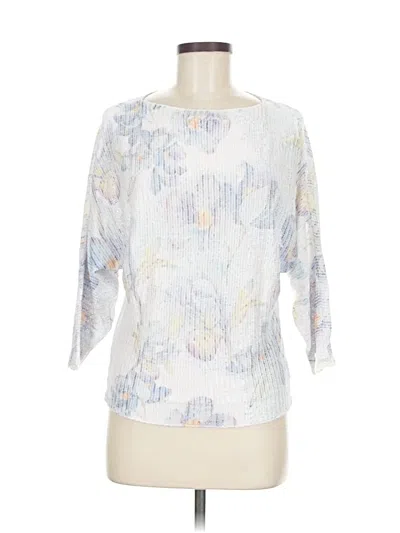 Pre-owned Sioni Pullover Sweater In White