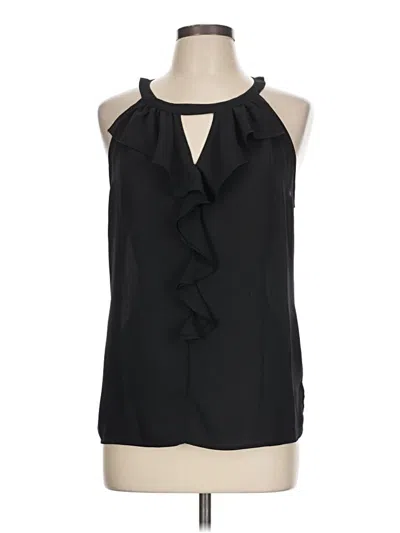 Pre-owned Sioni Sleeveless Blouse In Black