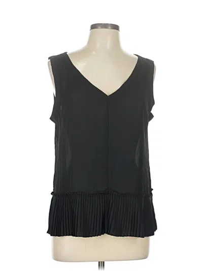 Pre-owned Sioni Sleeveless Blouse In Black