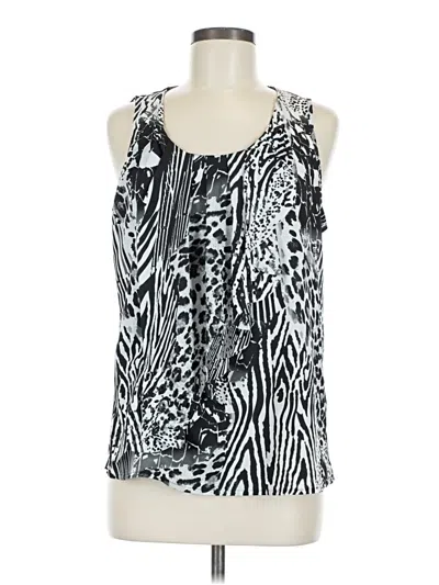 Pre-owned Sioni Sleeveless Blouse In Black