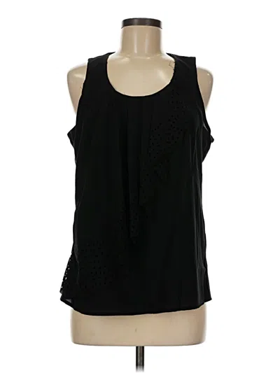 Pre-owned Sioni Sleeveless Blouse In Black