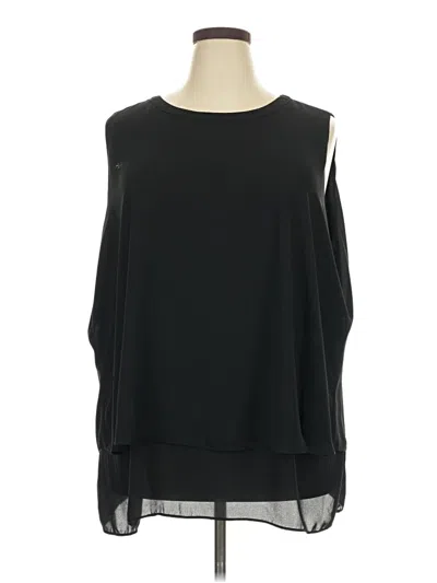 Pre-owned Sioni Sleeveless Blouse In Black