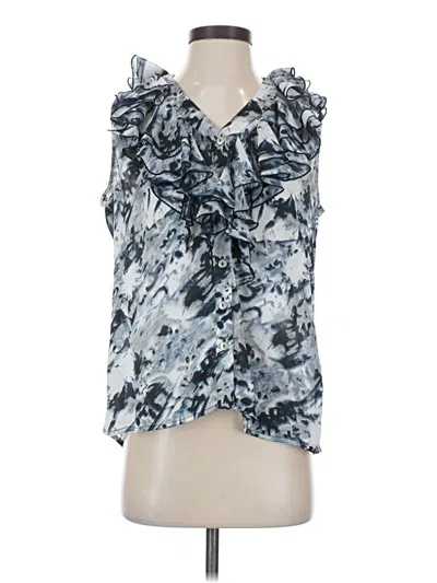 Pre-owned Sioni Sleeveless Blouse In Blue