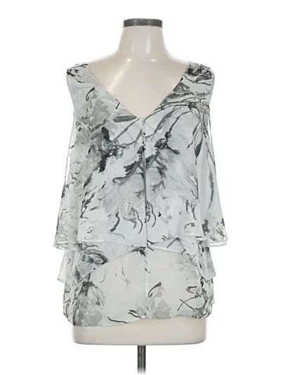 Pre-owned Sioni Sleeveless Blouse In Silver