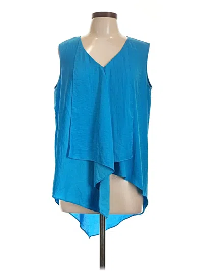Pre-owned Sioni Sleeveless T-shirt In Blue