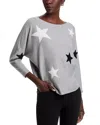 Sioni Star Dolman Sleeve Sweater In Chrome