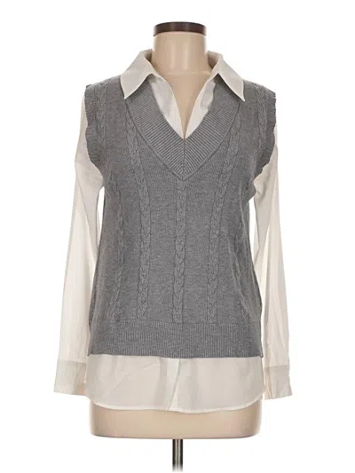 Pre-owned Sioni Sweater Vest In Gray