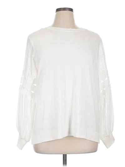 Pre-owned Sioni Sweatshirt In White