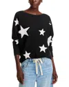 SIONI TEXTURED STAR SWEATER