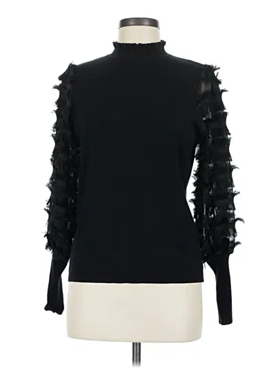 Pre-owned Sioni Turtleneck Sweater In Black