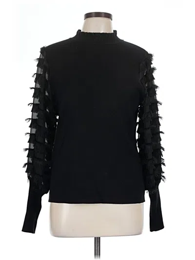 Pre-owned Sioni Turtleneck Sweater In Black