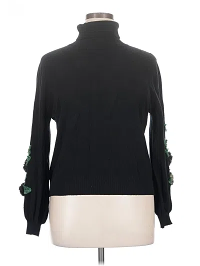 Pre-owned Sioni Turtleneck Sweater In Black