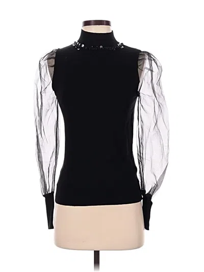 Pre-owned Sioni Turtleneck Sweater In Black