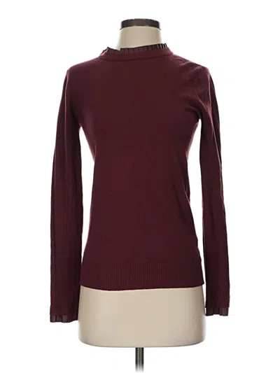 Pre-owned Sioni Turtleneck Sweater In Burgundy