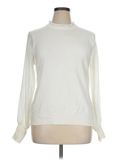 Pre-owned Sioni Turtleneck Sweater In Ivory