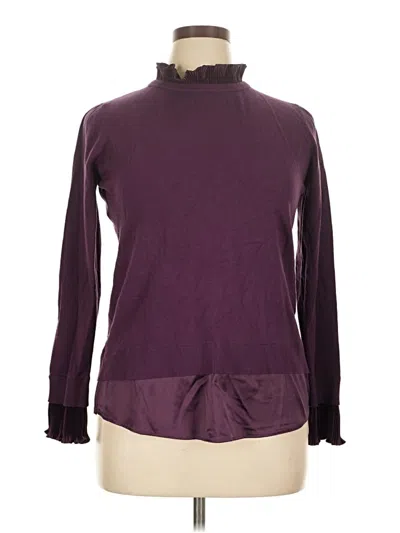 Pre-owned Sioni Turtleneck Sweater In Purple