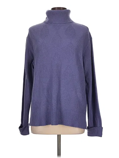 Pre-owned Sioni Turtleneck Sweater In Purple