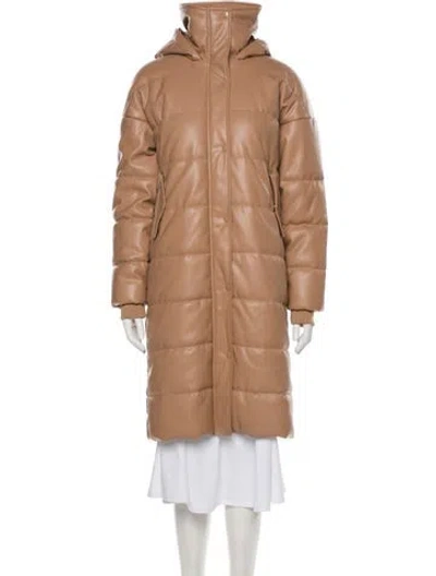 Pre-owned Sipos New York Down Coat In Neutral