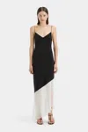 Sir Adrienne Slip Dress In Monocrome