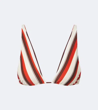 Sir Alva Striped Bikini Top In Multi