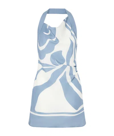 Sir Backless Dress In Blue