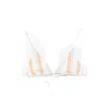 Sir Striped Triangle Bikini Top In Neutral