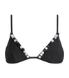 Sir Beaded Baci Bikini Top In Black
