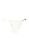 Sir Bead-embellished Striped Bikini Bottoms In Multi