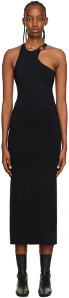 Sir Black Aude Open Back Midi Dress In Black