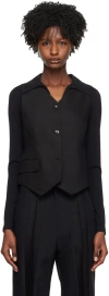 Sir Black Clemence Vest In Black