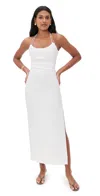 Sir Camellia Midi Dress Ivory In Ivory