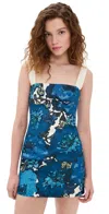 Sir Camellia Mini Dress In Floral Print In Flora Print