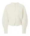 Sir Lise Cardigan In Ivory In Neutral