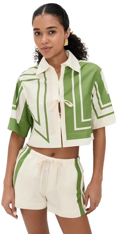 Sir Carlo Cropped Shirt Milano Verde