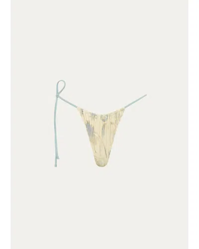 Sir Cecile String Bikini Bottoms In Neutral