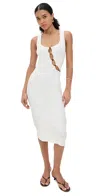Sir Chiara Beaded Dress Ivory In White
