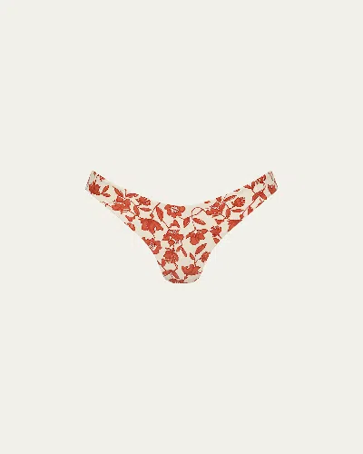 Sir Chloe Floral Shaped Bikini Bottoms In Multi