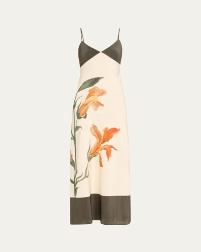 SIR CONSTANCE FLORAL SLIP DRESS