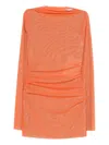 Sir Costa Mini Dress In Orange